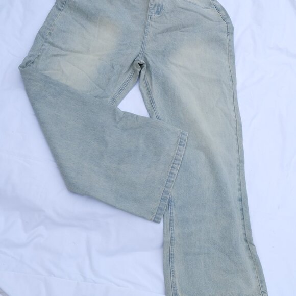 AELFRIC EDEN WIDE LEG HIGH WAIST LOOSE FIT JEANS 34 NWT - Picture 3 of 10